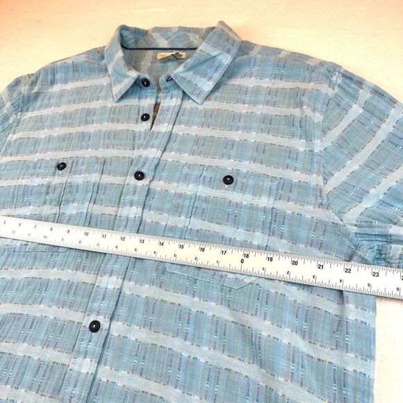 Carbon 2 Cobalt Light Blue Cotton Long Sleeve Button Shirt Men’s L Read - Picture 6 of 10